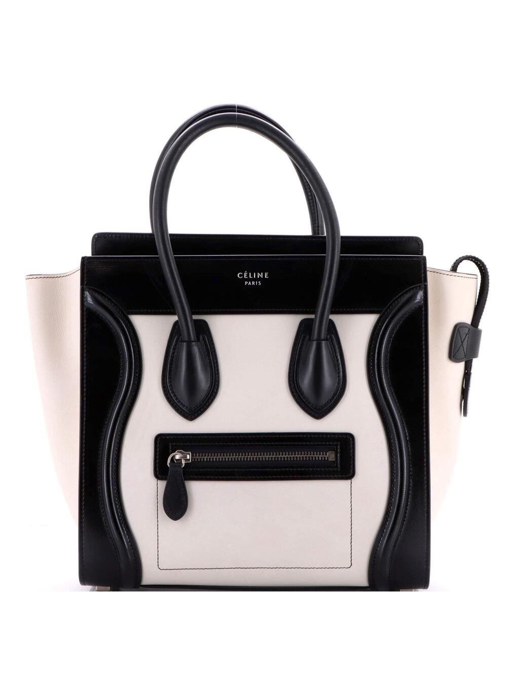 Celine Bicolor Luggage Bag Lizard And #202028C17B